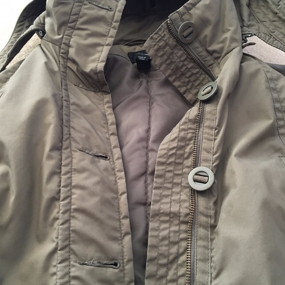 ⭐️ Women’s Field Jacket Removeable Hood Belt Khaki - Picture 4 of 16